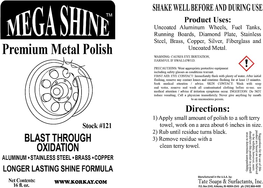 Korkay Megashine Metal Polish