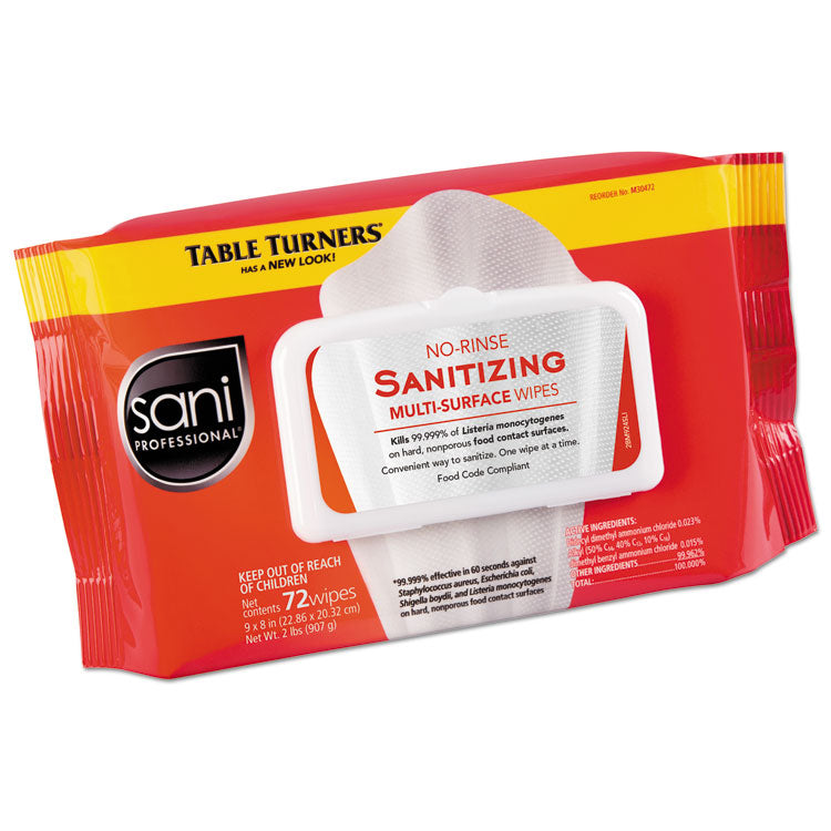 Table Turner Sanitizing Wipes