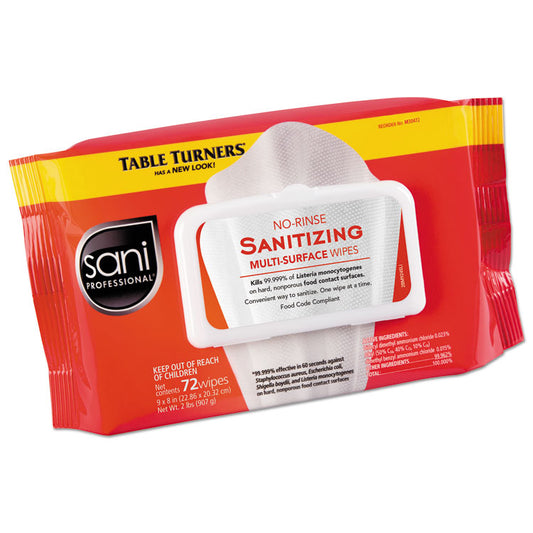 Table Turner Sanitizing Wipes