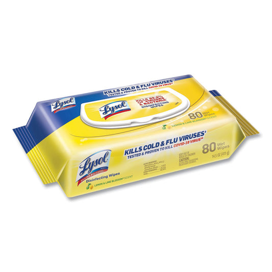 Lysol Disinfecting Wipes - Lemon Lime