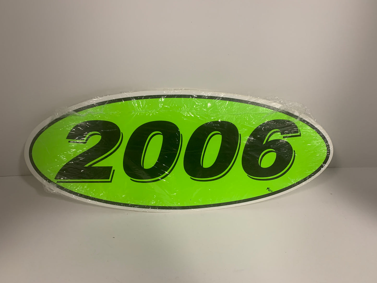 Year Oval Stickers