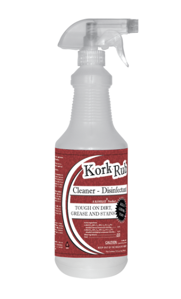 Kork Rub Cleaner and Deodorizer