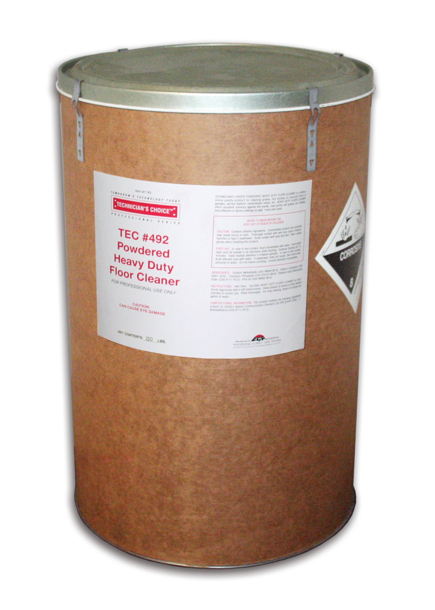 POWDERED ORANGE CONCRETE FLOOR CLEANER