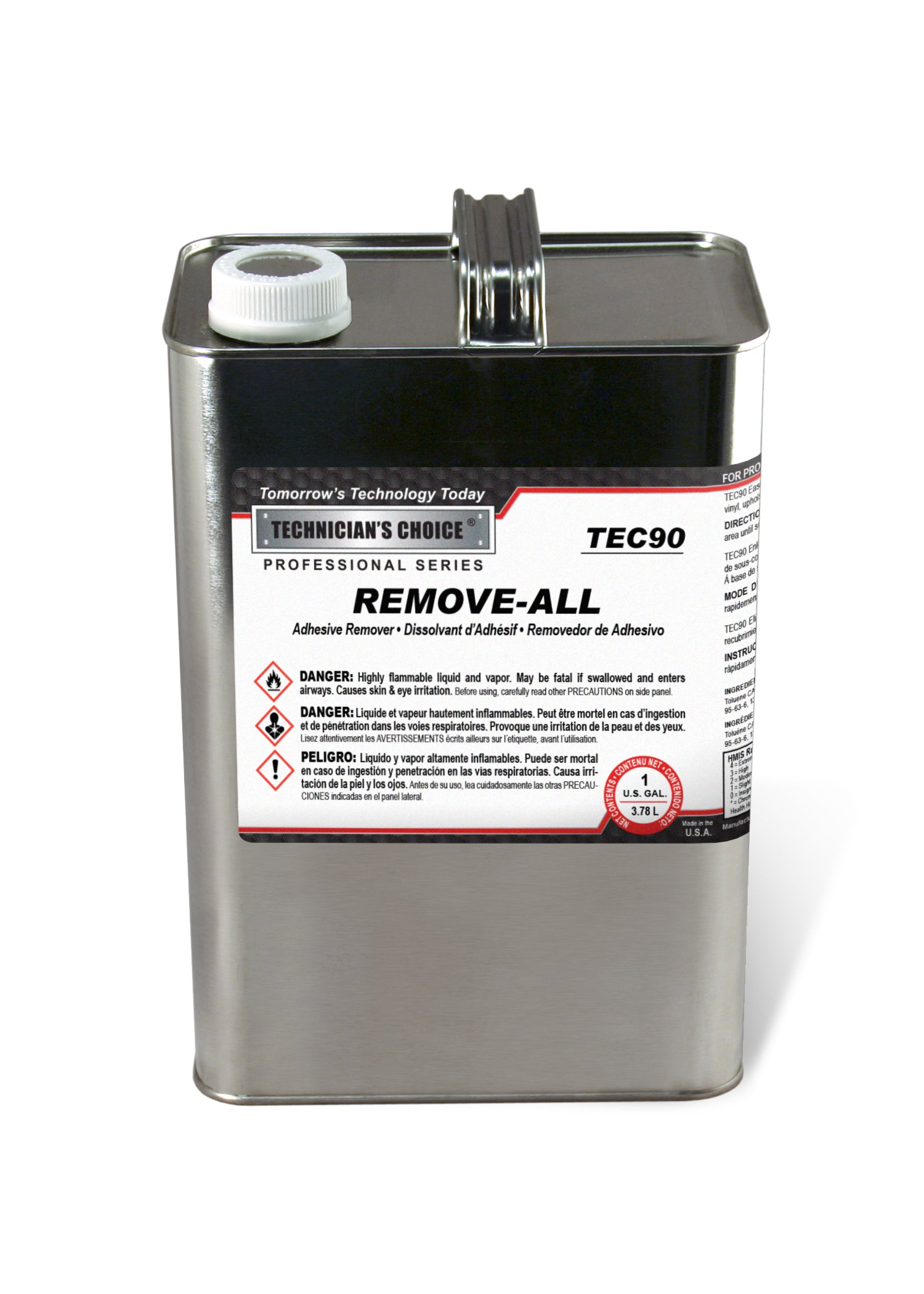 Technician's Choice Remove-All Adhesive Remover Aerosol – Pal Automotive  Specialties, Inc.