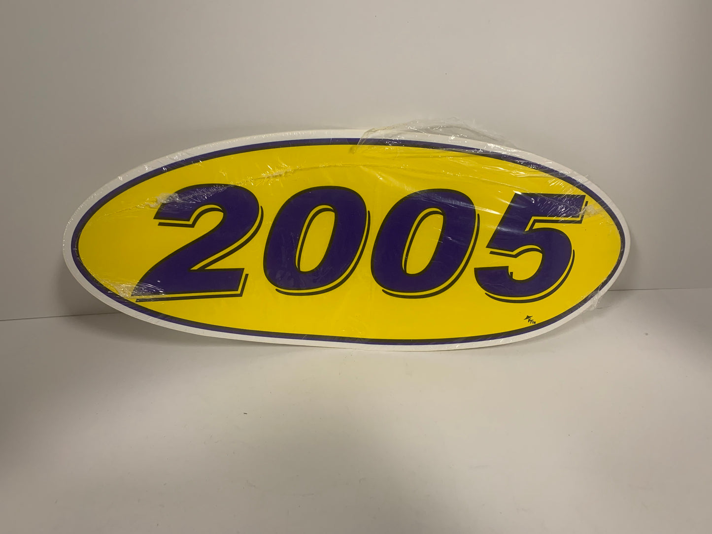 Year Oval Stickers