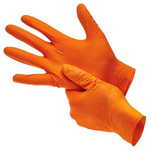 ECP HD Orange 7-Mil Textured Nitrile Gloves