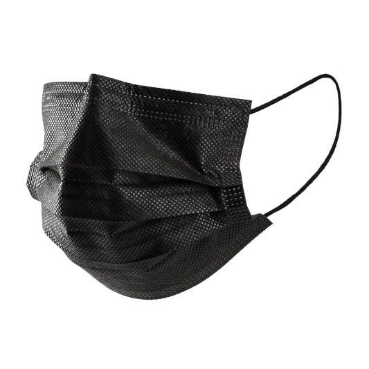 Black 3-Ply Face Mask