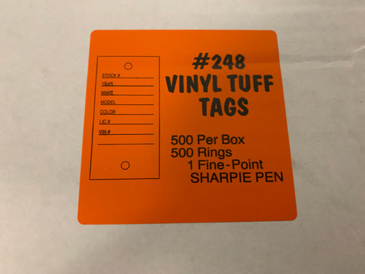 Vinyl Tuff Tags